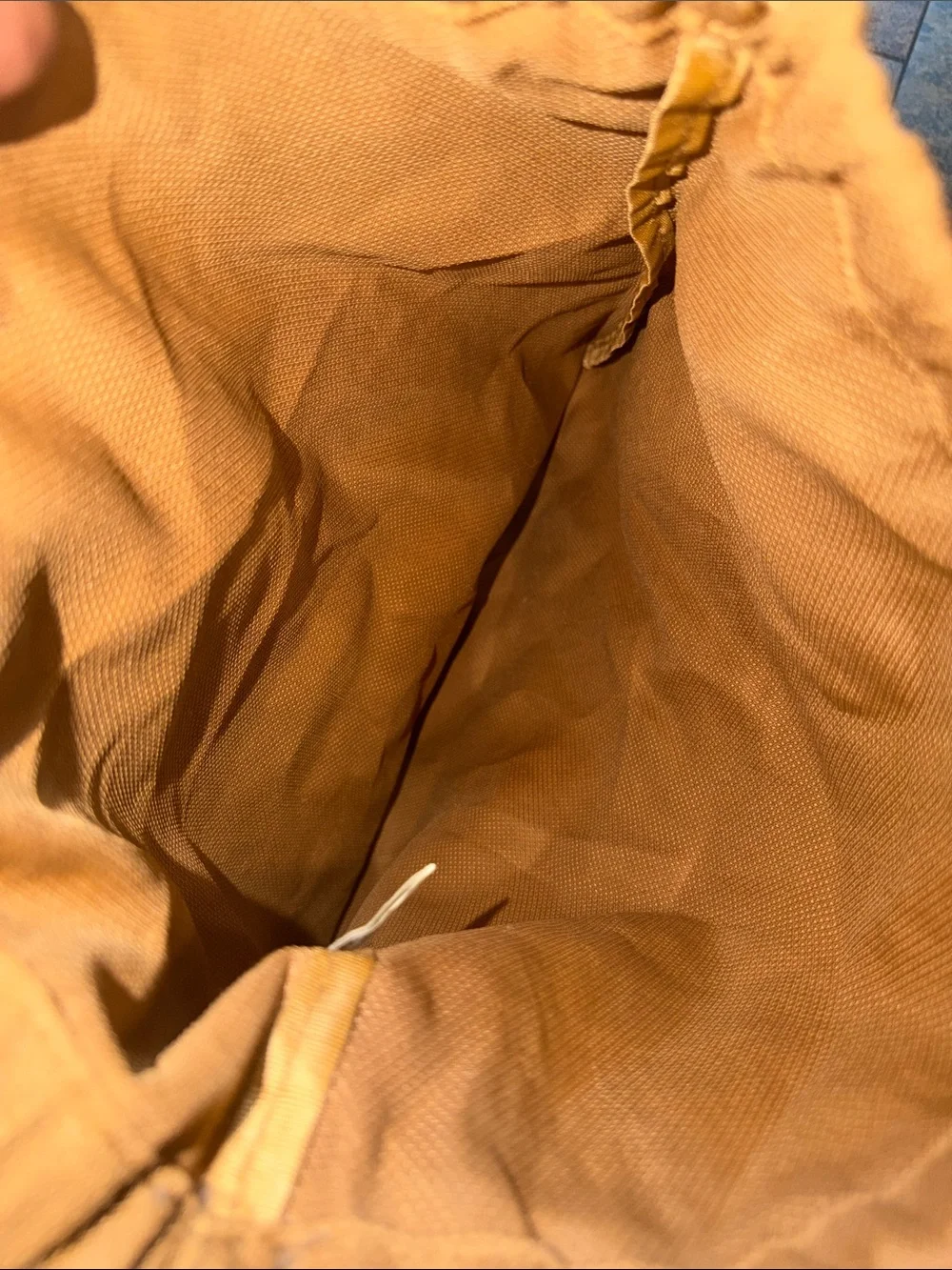 Timberland Brown Drawstring Logo Backpack Sack